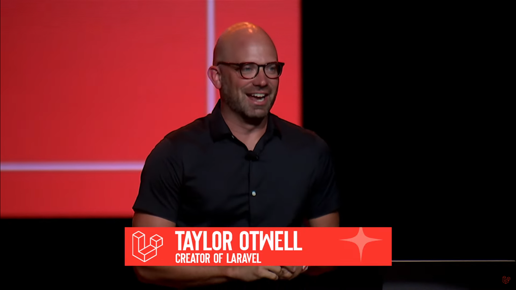 Taylor Otwell ผู้สร้าง Laravel ขึ้นเวที Laracon US 2024